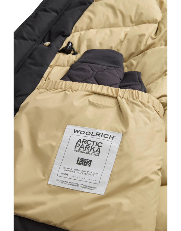CFWOOU0482MRUT0001 BLK Arctic Detachable Fur Parka CFWOOU0482MRUT0001 BLK Woolrich