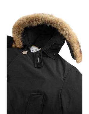 CFWOOU0482MRUT0001 BLK Arctic Detachable Fur Parka CFWOOU0482MRUT0001 BLK Woolrich