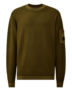 19CMKN228A003247F 652 Merino Wool Crewneck 19CMKN228A003247F 652 C.P. Company