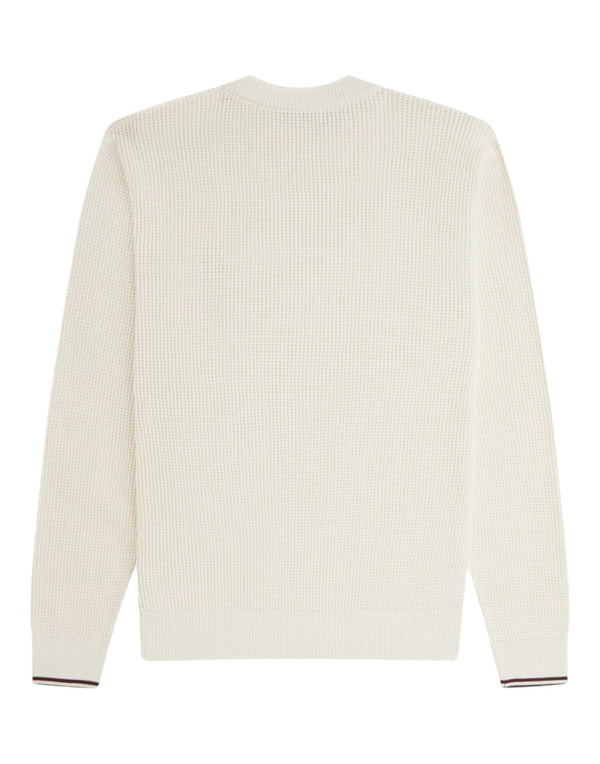 K6507 560 Waffle Stitch Jumper K6507 560 Fred Perry