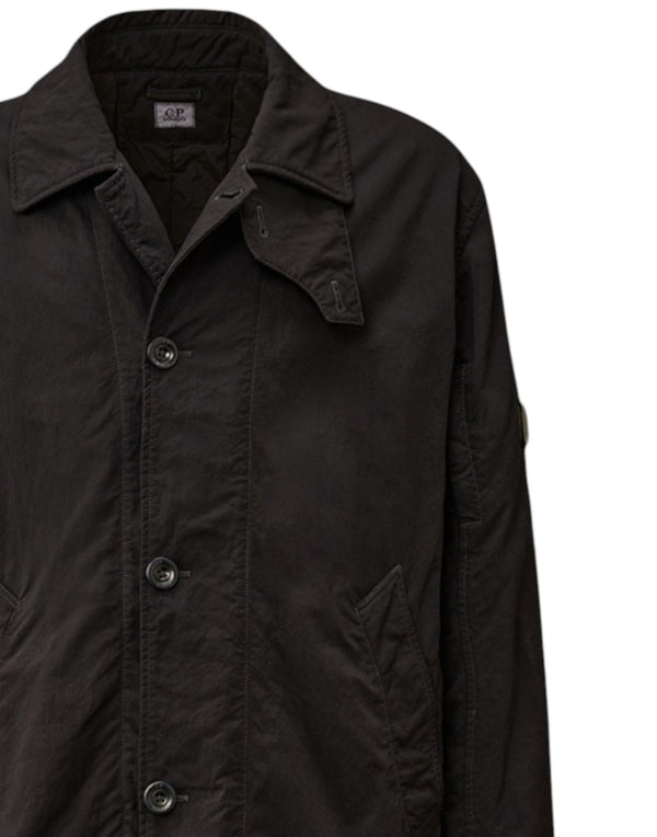 19CMOW096A110305G 888 Twill Fishtail Padded Coat 19CMOW096A110305G 888 C.P. Company