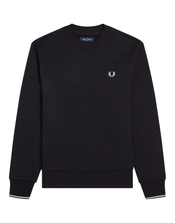 M7535 184 Crew Neck Sweatshirt M7535 184 Fred Perry