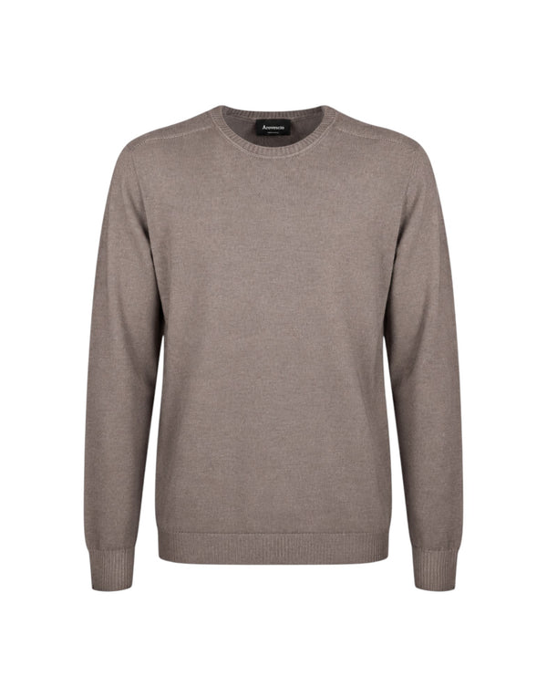 FW26F002M3001/02 129 Maglia Uomo Girocollo Manica Lunga FW26F002M3001/02 129 Arovescio 