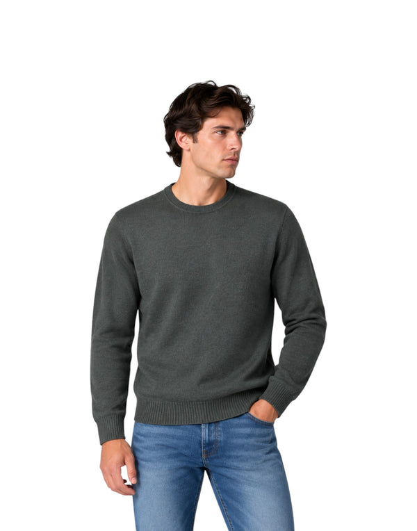 FW26F002M3001/02 468 Maglia girocollo manica lunga FW26F002M3001/02 468 Arovescio 