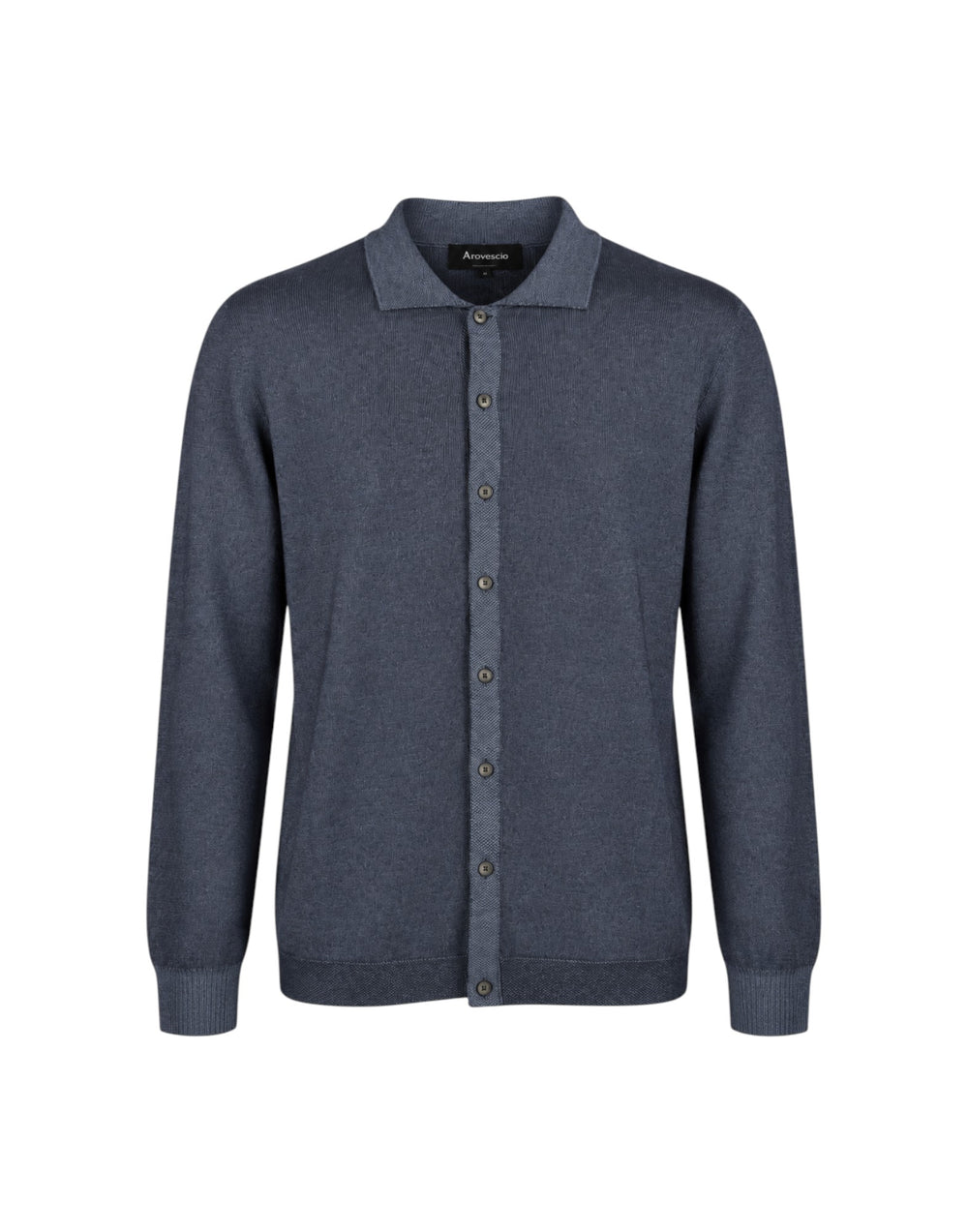 FW26F002M3010/02 401 Camicia Uomo Manica Lunga FW26F002M3010/02 401 Arovescio 