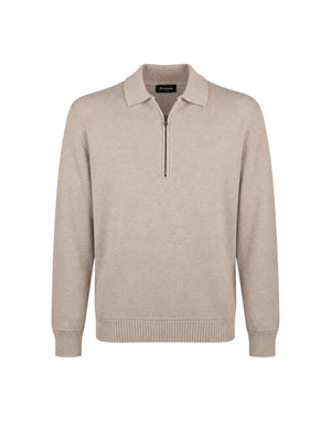FW26F003M3105/06 058 Polo Manica Lunga Con Zip FW26F003M3105/06 058 Arovescio 