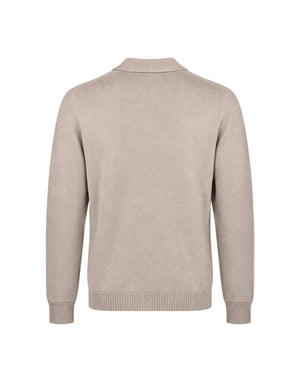 FW26F003M3105/06 058 Polo Manica Lunga Con Zip FW26F003M3105/06 058 Arovescio 
