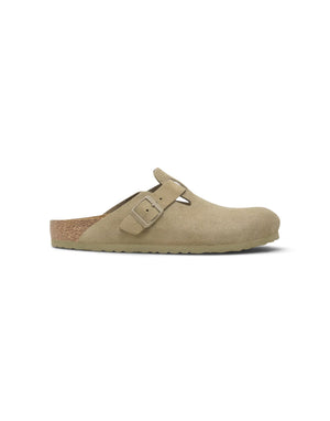 1025844 KHAKI ciabatta unisex boston in pelle scamosciata (cod: 1025844) 1025844 KHAKI Birkenstock 