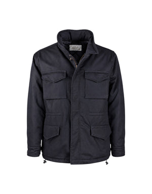 BLKMAI26-W5011 Blu Giubbotto Uomo Field Jacket In Lana Travis (cod: BLKMAI26-W5011) BLKMAI26-W5011 Blu Bl'Ker 