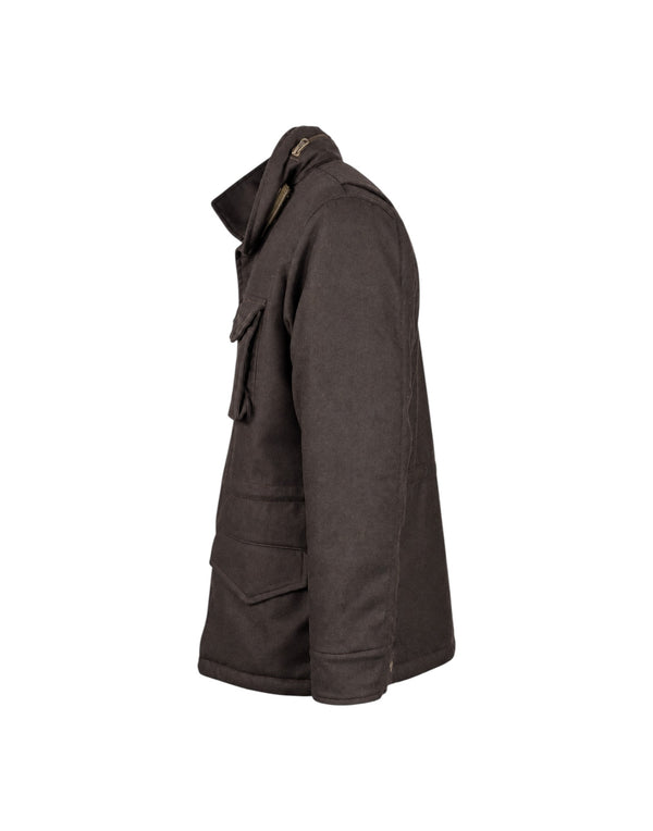 BLKMAI26-W5011 Marrone Giubbotto Uomo Field Jacket In Lana Travis (cod: BLKMAI26-W5011) BLKMAI26-W5011 Marrone Bl'Ker 