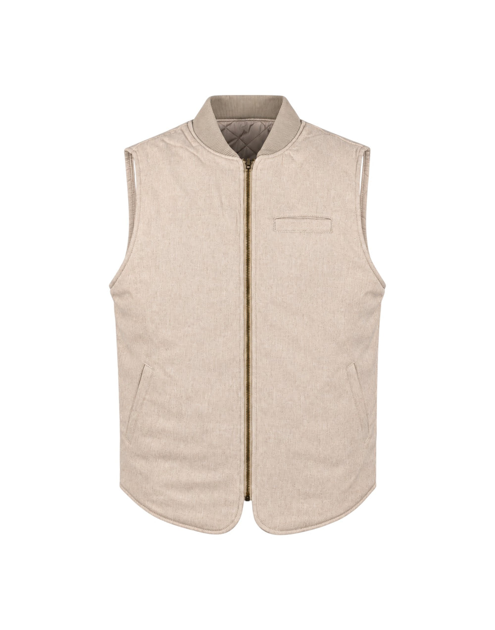 BLKMAI26-W5020 Beige Gilet Uomo Reversibile In Lana Owl (cod: BLKMAI26-W5020) BLKMAI26-W5020 Beige Bl'Ker 