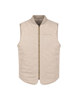 BLKMAI26-W5020 Beige Gilet Uomo Reversibile In Lana Owl (cod: BLKMAI26-W5020) BLKMAI26-W5020 Beige Bl'Ker 