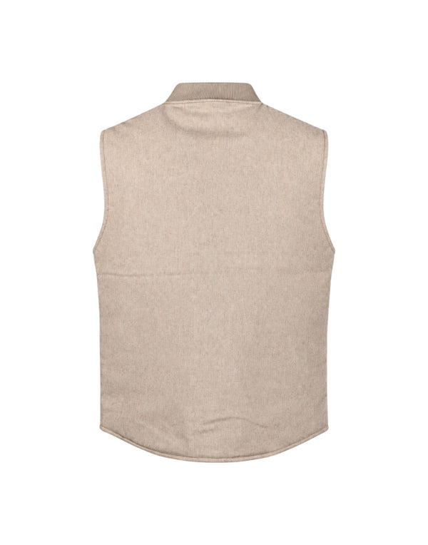 BLKMAI26-W5020 Beige Gilet Uomo Reversibile In Lana Owl (cod: BLKMAI26-W5020) BLKMAI26-W5020 Beige Bl'Ker 