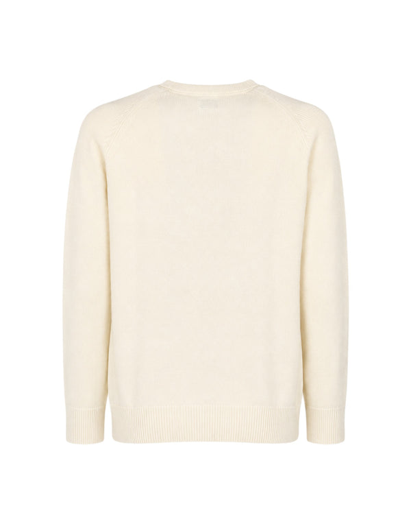 21CMKN085A110149A 103 Lambswool Lens Crewneck Sweater 21CMKN085A110149A 103 C.P. Company 