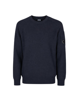 21CMKN085A110149A 888 Lambswool Lens Crewneck Sweater 21CMKN085A110149A 888 C.P. Company 