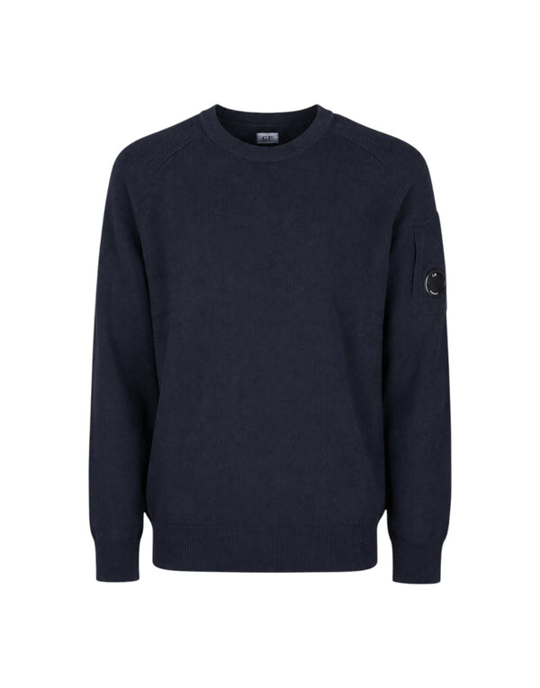 21CMKN085A110149A 888 Lambswool Lens Crewneck Sweater 21CMKN085A110149A 888 C.P. Company 