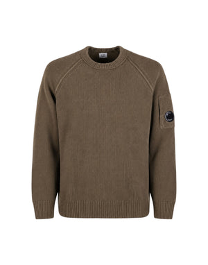 21CMKN196A005558G 683 Chenille Cotton Lens Crewneck Sweater 21CMKN196A005558G 683 C.P. Company 