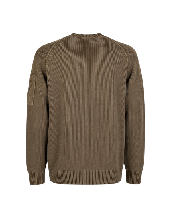 21CMKN196A005558G 683 Chenille Cotton Lens Crewneck Sweater 21CMKN196A005558G 683 C.P. Company 