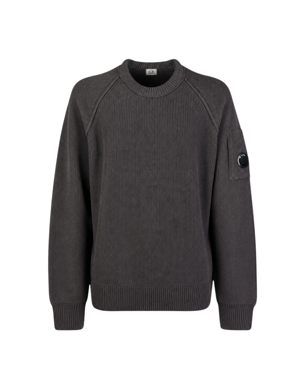 21CMKN196A005558G 888 Chenille Cotton Lens Crewneck Sweater 21CMKN196A005558G 888 C.P. Company 