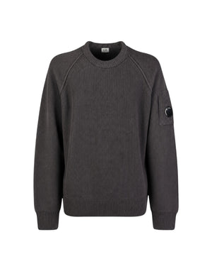 21CMKN196A005558G 888 Chenille Cotton Lens Crewneck Sweater 21CMKN196A005558G 888 C.P. Company 