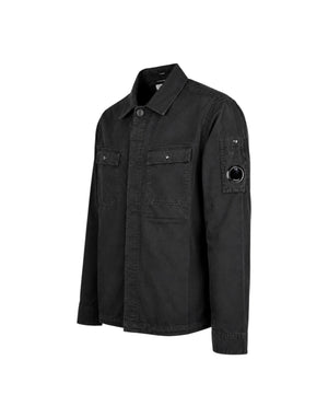 21CMOS148A006410O 999 Corduroy Lens Zipped Overshirt 21CMOS148A006410O 999 C.P. Company 