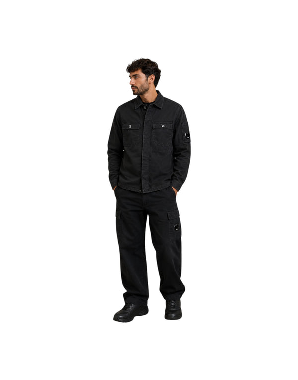21CMOS148A006410O 999 Corduroy Lens Zipped Overshirt 21CMOS148A006410O 999 C.P. Company 