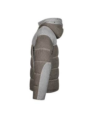 21CMOW115A006369S R90 Eco-Chrome R Mixed Goggle Down Jacket 21CMOW115A006369S R90 C.P. Company 