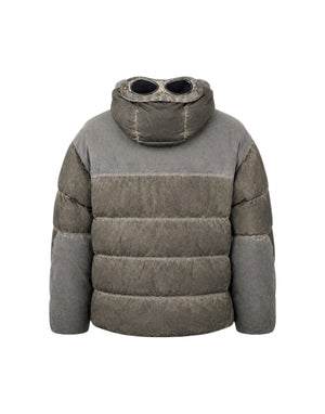 21CMOW115A006369S R90 Eco-Chrome R Mixed Goggle Down Jacket 21CMOW115A006369S R90 C.P. Company 
