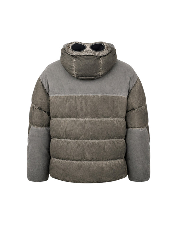 21CMOW115A006369S R90 Eco-Chrome R Mixed Goggle Down Jacket 21CMOW115A006369S R90 C.P. Company 