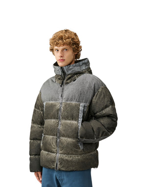21CMOW115A006369S R90 Eco-Chrome R Mixed Goggle Down Jacket 21CMOW115A006369S R90 C.P. Company 