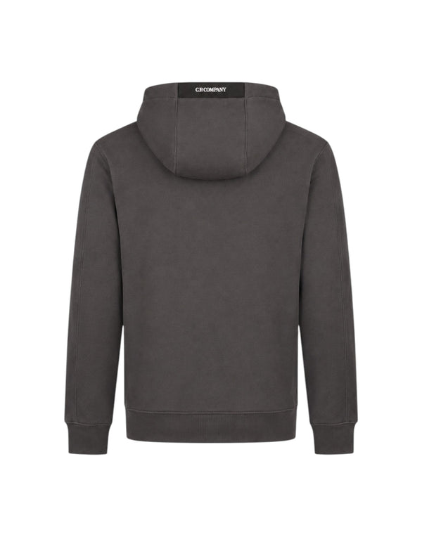21CMSS714A005086W 985 Diagonal Raised Fleece Lens Hooded Sweatshirt 21CMSS714A005086W 985 C.P. Company 