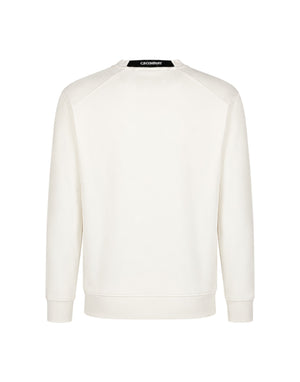 RCCMSS713A005086W 103 Diagonal Raised Fleece Crewneck Lens Sweatshirt RCCMSS713A005086W 103 C.P. Company 