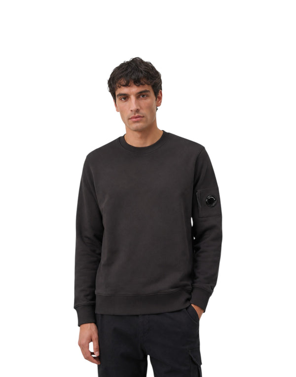 RCCMSS713A005086W 999 Diagonal Raised Fleece Crewneck Lens Sweatshirt RCCMSS713A005086W 999 C.P. Company 