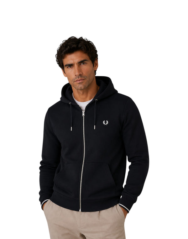 FP-J7536-59 795 Felpa con cappuccio e zip intera FP-J7536-59 795 Fred Perry 