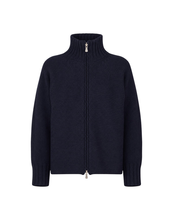 10210/14310 598 Bomber Zip Rasato con Maniche Kimono 10210/14310 598 Gran Sasso 