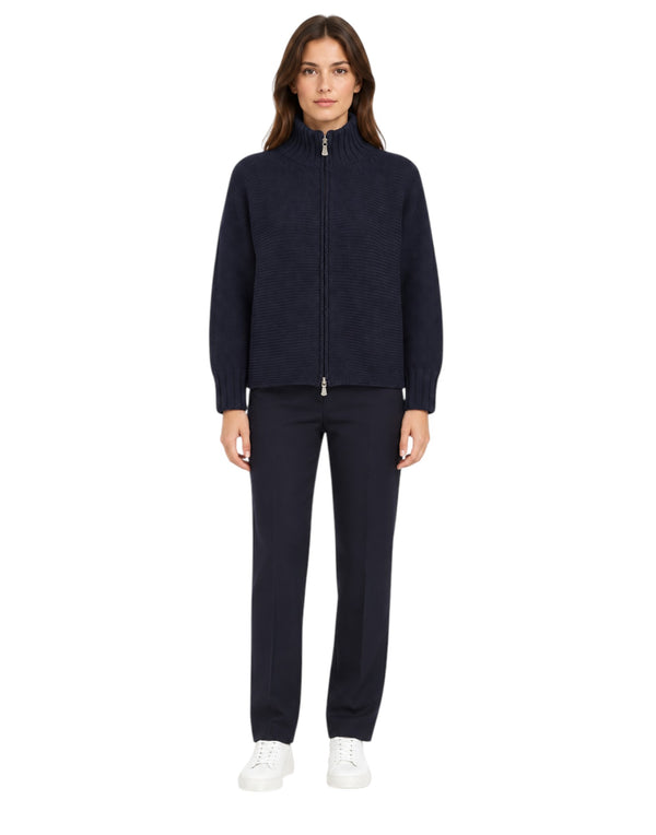 10210/14310 598 Bomber Zip Rasato con Maniche Kimono 10210/14310 598 Gran Sasso 