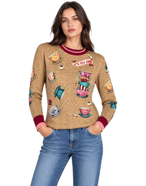 D251 D16 Maglia Donna Scollo Barca Over D251 D16 Jei's 