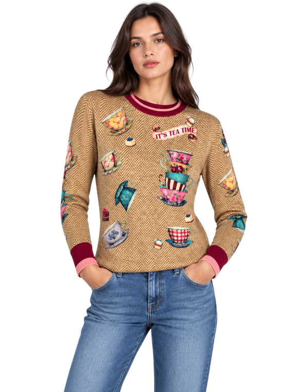 D251 D16 Maglia Donna Scollo Barca Over D251 D16 Jei's 