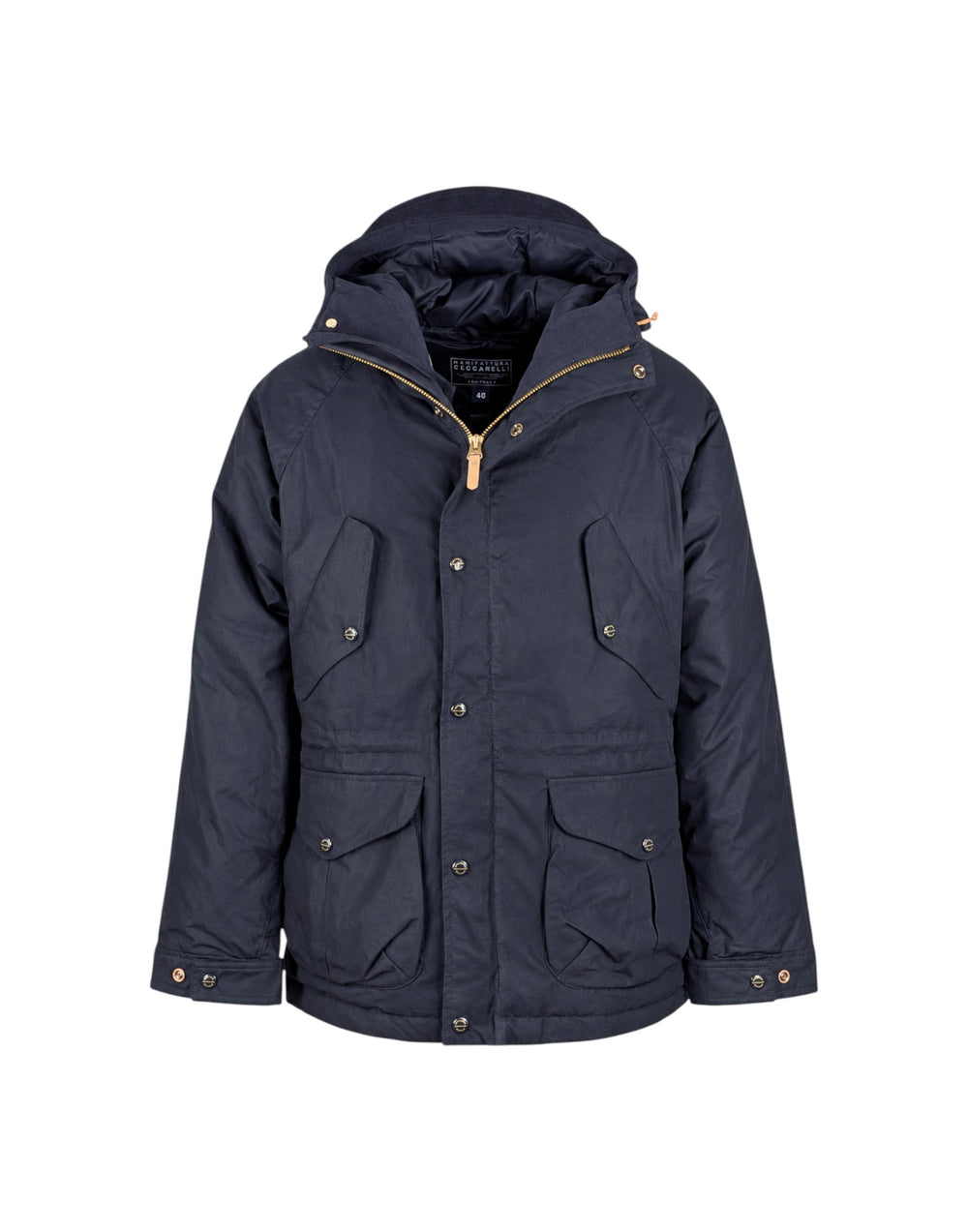 7026-AV NAVY Parka Fisherman 7026-AV NAVY Manifattura Ceccarelli 
