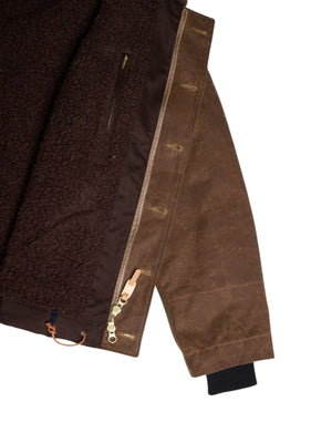 7061B-WX DARK TAN Giubbotto Deck Jacket 7061B-WX DARK TAN Manifattura Ceccarelli 