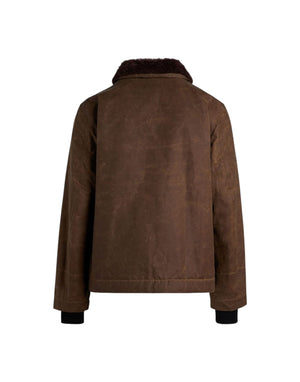 7061B-WX DARK TAN Giubbotto Deck Jacket 7061B-WX DARK TAN Manifattura Ceccarelli 