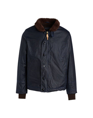 7061B-WX NAVY Giubbotto Deck Jacket 7061B-WX NAVY Manifattura Ceccarelli 
