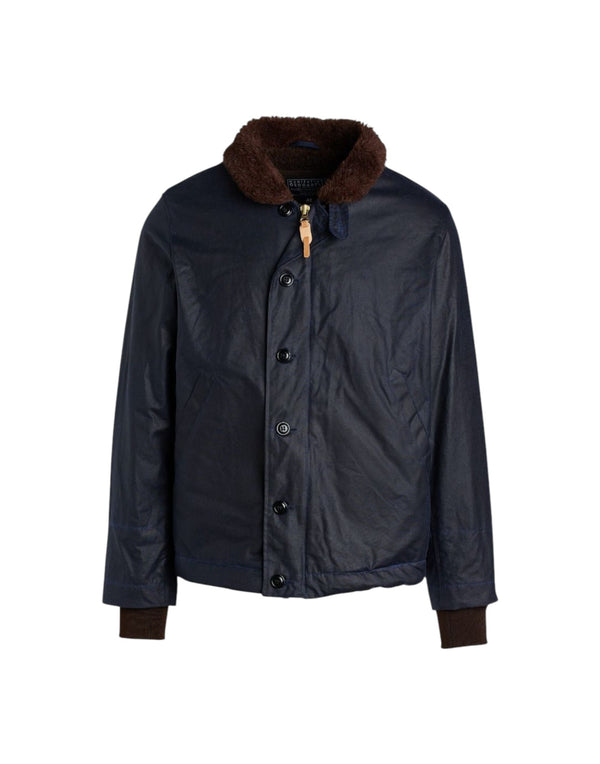 7061B-WX NAVY Giubbotto Deck Jacket 7061B-WX NAVY Manifattura Ceccarelli 