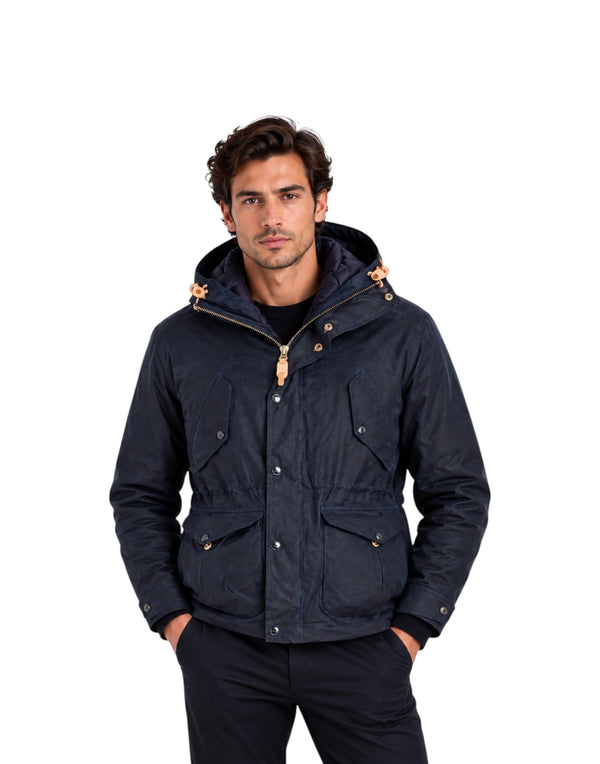 7091-WX NAVY Parka New Fisherman 7091-WX NAVY Manifattura Ceccarelli 