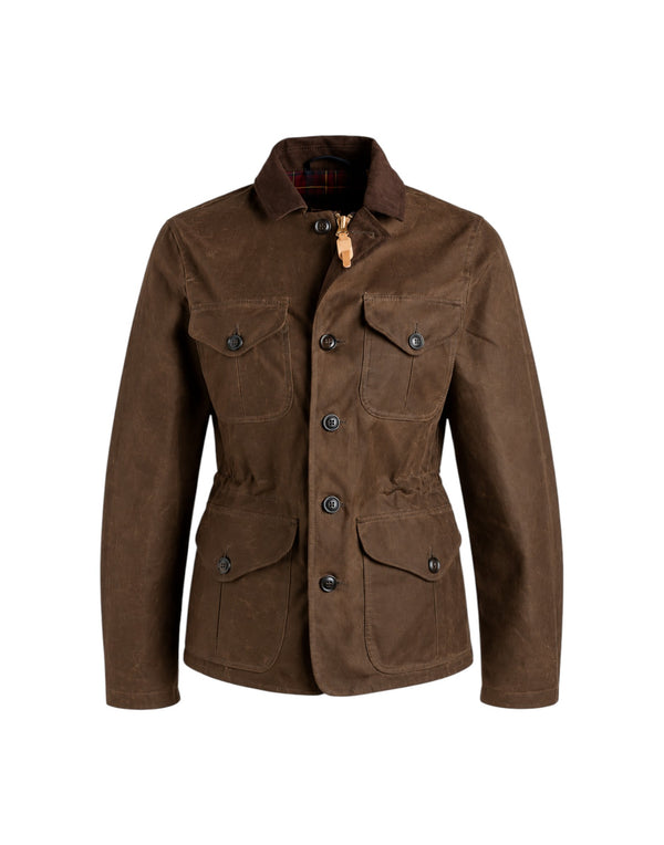W8628W-WX DARK TAN Giubbotto  Alligator Jacket W8628W-WX DARK TAN Manifattura Ceccarelli 