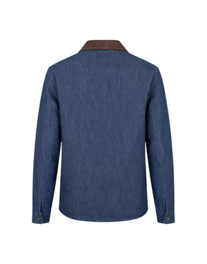 LAND004TEX0001 00717M Giacca Landeck Denim In Cotone LAND004TEX0001 00717M MC2 Saint Barth 