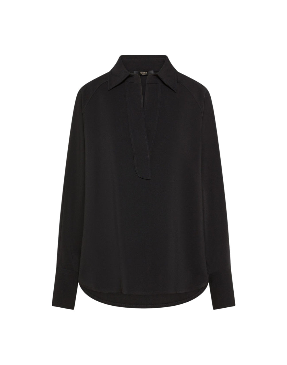 CA1542_460206 999 Camicia Cady Crepe Viscosa Unito Stretch CA1542_460206 999 Seventy 