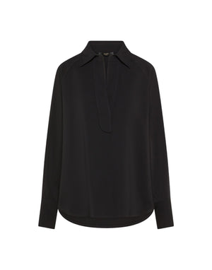 CA1542_460206 999 Camicia Cady Crepe Viscosa Unito Stretch CA1542_460206 999 Seventy 