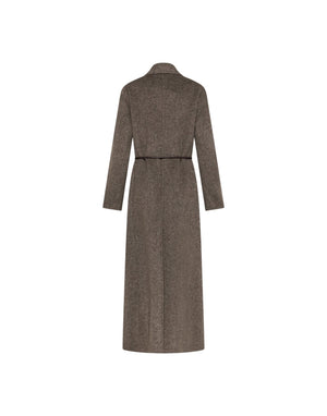 CP0592_150992 244 Cappotto Double Misto Lana Melange Handmade CP0592_150992 244 Seventy 