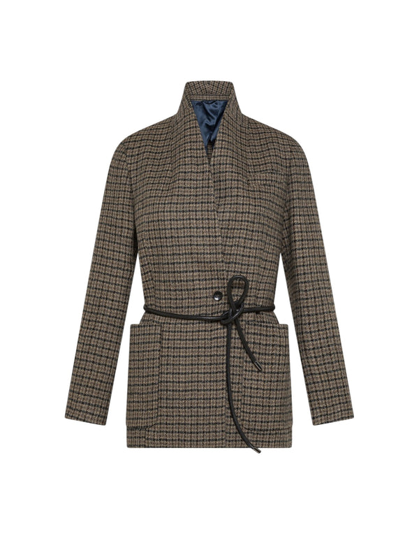 GI0988_130100 065 Giacca Quadro Pura Lana Effetto Vintage GI0988_130100 065 Seventy 